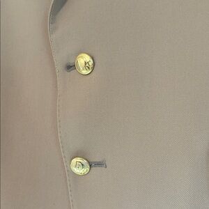 Christian Dior logo button blazer